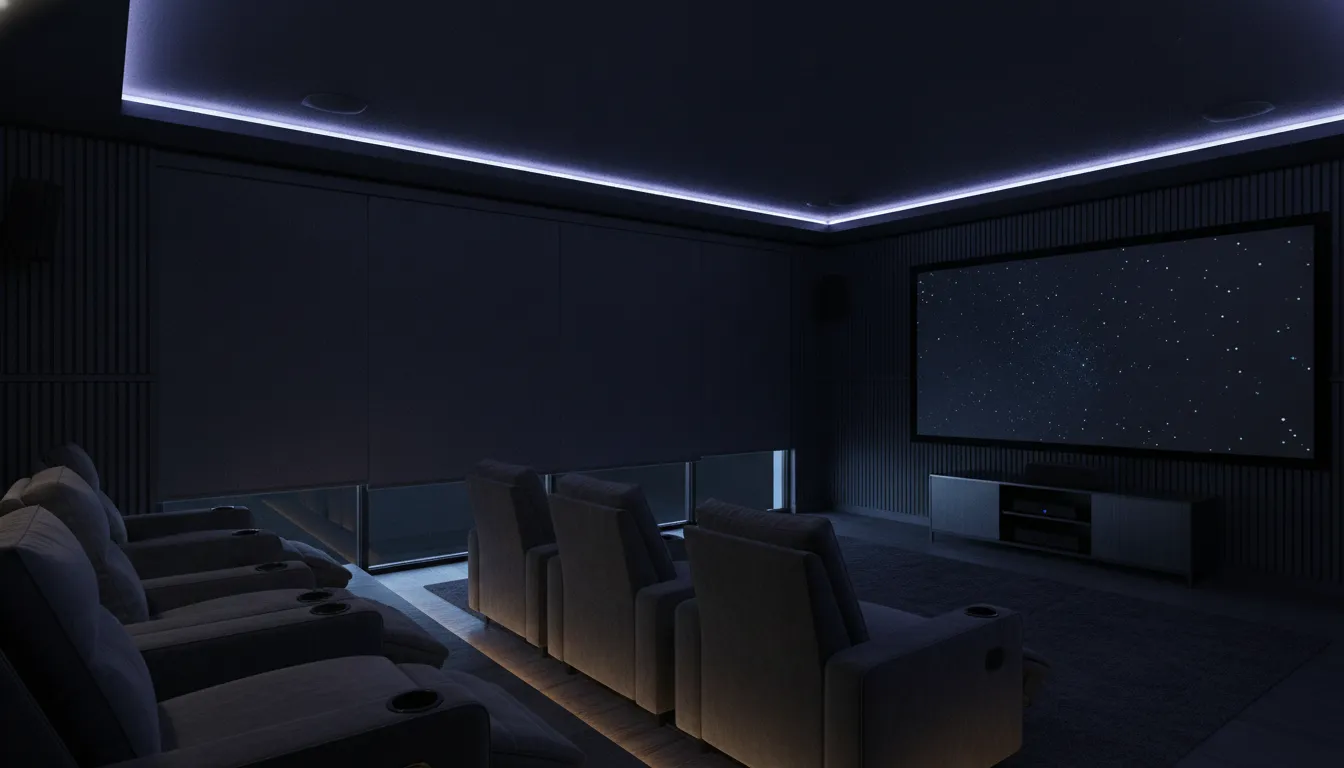 Best Media Room Window Treatments for Home Theaters