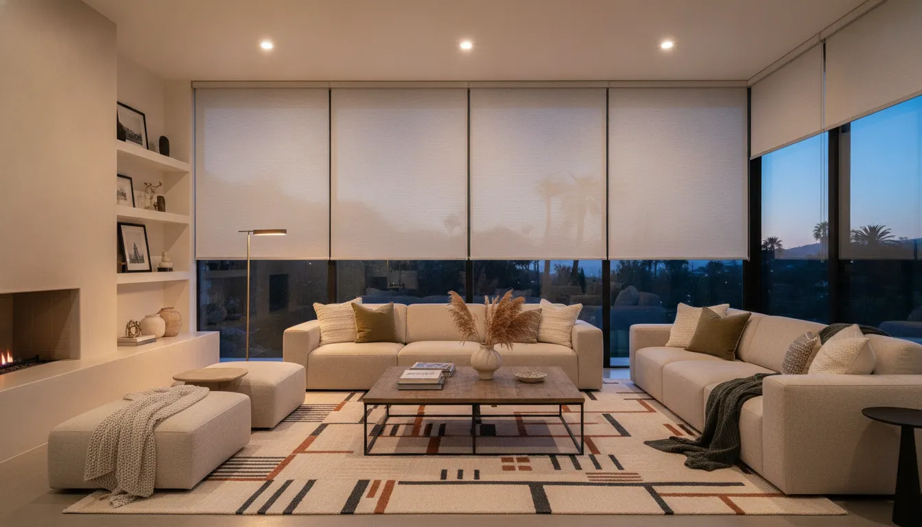 Solar Shades Privacy at Night: Complete Home Guide
