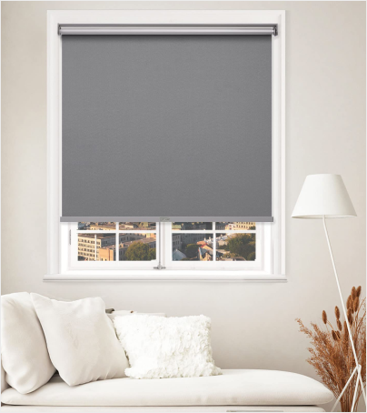 Shades gallery — Roman, roller, honeycomb, woven wood, and motorized shades.