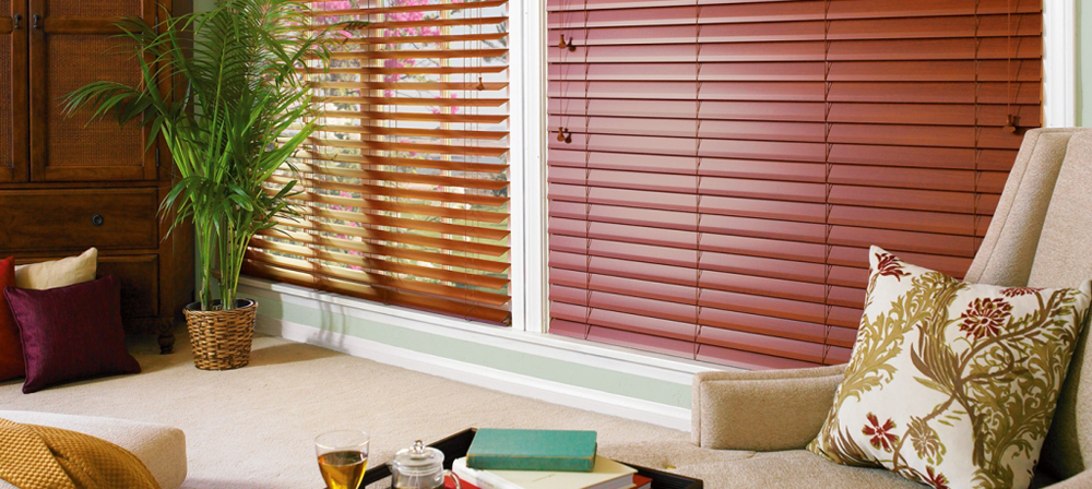 brown shutters - blinds san diego